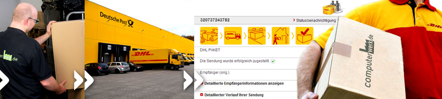 Systemverpackung und Versandabwicklung