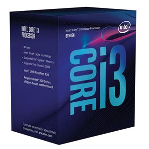 4x 3,6 GHz Intel Core i3-8100 Coffee Lake